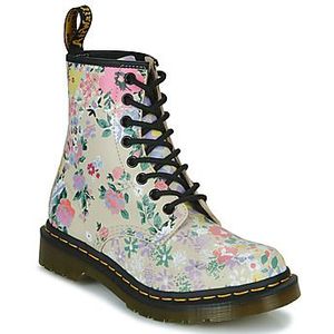 Dr. Martens - 1460 FLORAL MASH UP - Laarzen - Beige
