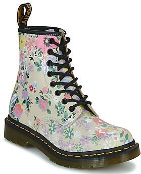Dr. Martens - 1460 FLORAL MASH UP - Laarzen - Beige
