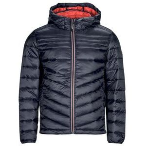 Jack & Jones - Heren Jas zomer JJehero Puffer Hood - Blauw - Maat L