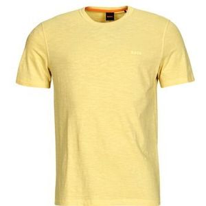 BOSS - Tegood T-shirt - Groen - Klassiek - Korte Mouwen - Polyester