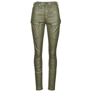 G-Star Raw  HIGH G-SHAPE CARGO SKINNY PANT WMN  Broeken  dames Groen