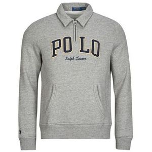 Polo Ralph Lauren - Sweatshirt - Katoenmix - Heren - Los Model - Kentkraag met Korte Ritssluiting