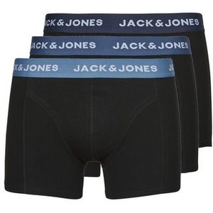 Jack &amp; Jones  JACSOLID TRUNKS 3 PACK OP  Boxers heren Zwart