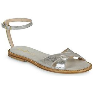 Fru.it  9185-100-CUOIO-NATURALE-PARK-MONUMENT  sandalen  dames Goud