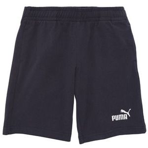 PUMA - Bermuda's - Blauw - Katoen - Elastische Tailleband