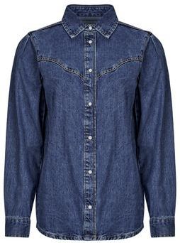 Pepe Jeans - PL3051235 Odile - Denim Overhemd - Blauw - Casual - Katoen - Lange Mouwen