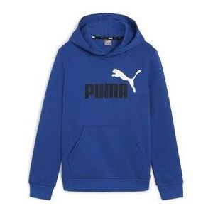 Puma  ESS+ 2 COL BIG LOGO HOODIE FL B  Truien  kind Blauw