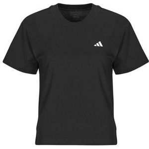 adidas  Essentials Small Logo T-Shirt  Shirts  dames Zwart