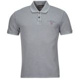 Napapijri - Logo Polo Shirt - Grijs - Katoen
