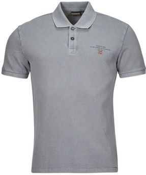 Napapijri - Logo Polo Shirt - Grijs - Katoen