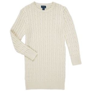 Polo Ralph Lauren  SWEATER DRESS  Jurken kind Wit