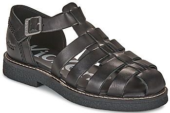 Kickers - Kick Lergo - Plateausandaal - Zwart - Dames