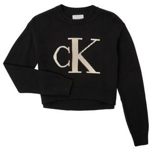 Calvin Klein Jeans  MONOGRAM SWEATER  Truien  kind Zwart