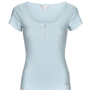 Guess  SS KARLEE JEWEL BTN HENLEY  Shirts  dames Blauw