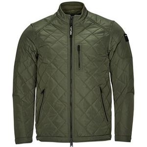 Replay - Biker Jas - Donkere Militaire - Slim Fit
