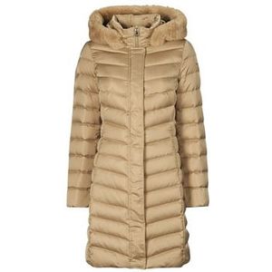 Geox  W BETTANIE LONG JKT  jassen  dames Beige