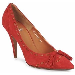 Michel Perry  CAMOSCIO  pumps dames Rood