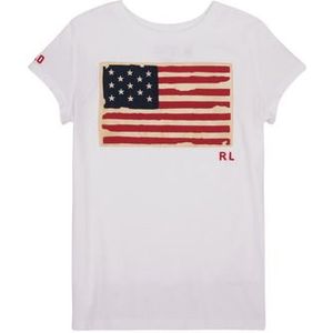 Polo Ralph Lauren  SS FLAG TEE-KNIT SHIRTS-T-SHIRT  Shirts  kind Wit