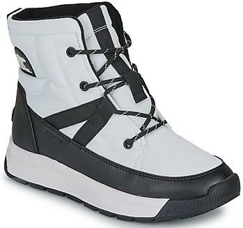 Sorel - Whitney III Mid WP - Regenlaarzen - Sea Salt, Black - Waterdicht en Geïsoleerd