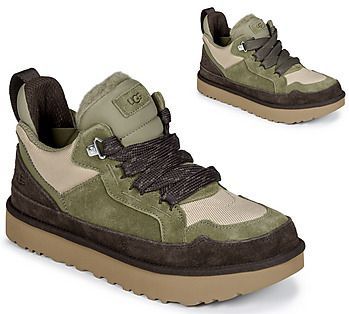 UGG - Lowmel - Leren Sneakers - Groen - Casual