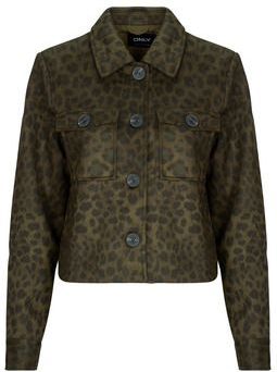 Only - ONLMOON AOP FAUXSUEDE - Windjack - Bruin - Dames