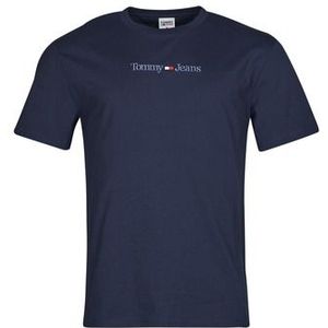 Tommy Jeans  TJM CLSC SMALL TEXT TEE  Shirts  heren Marine
