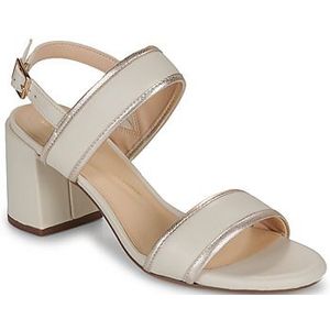 Ezoria - Sling - Nette Schoenen - Crème - Leer