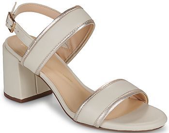 Ezoria - Sling - Nette Schoenen - Crème - Leer