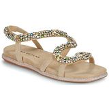 Alma EN Pena - Slang Sandaal - Beige - Platte Schoen - Dames