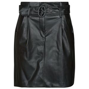 Vila  VICHOOSY HW COATED SKIRT  Rokken  dames Zwart