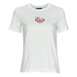 Diesel  T-REG-E9  Shirts  dames Wit