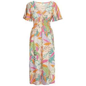 Cala Vadella - Midi-jurk - Zwart - Viscose/Katoen - Verstelbare Rugband