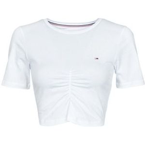 Tommy Jeans  TJW CROP RUCHE TOP  Blouses  dames Wit