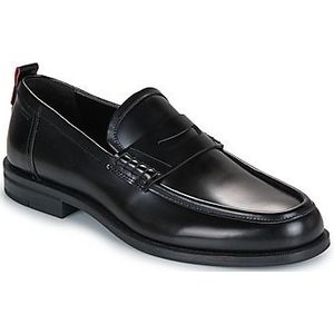HUGO - Loafers - Zwart - Leer