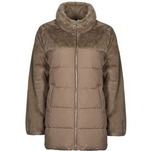 Walnoot - Gewatteerde Winterjas - Lange Mouwen - Hoog Te Sluiten Kraag