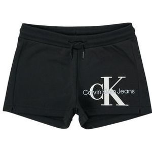 Calvin Klein Jeans  REFLECTIVE MONOGRAM SHORTS  Broeken  kind Zwart