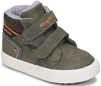 KangaROOS - K-Hoed Pantoffels - Olive Flame - Klittenbandsluiting