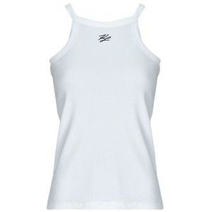 Karl Lagerfeld - Top - Wit - Mouwloos - Slanke Pasvorm