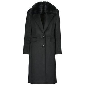 Guess  NANCY FIT COAT FAUX FUR COLLAR  Jassen  dames Zwart