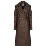 Guess - Carmen - Damesjas - Dunkelbraun - Trenchcoat