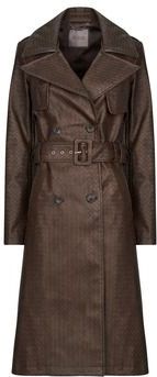 Guess - Carmen - Damesjas - Dunkelbraun - Trenchcoat