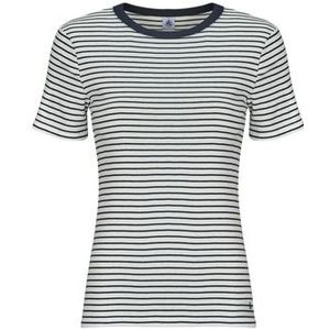 Petit Bateau  MC COL ROND  Shirts  dames Marine