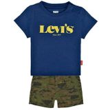 Levi's - Babyset - T-shirt en Korte Broek - Camouflage - Maat 68