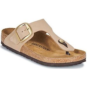 Birkenstock - Beige Muiltjes - Suède - Verstelbare Band - Anatomisch Voetbed