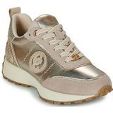 Carmela - 16269902 - Leren Sportschoenen - Beige - Plat - Veters - Casual