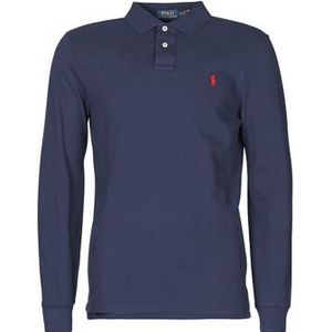 Poloshirt - Effen - Katoen - Lange Mouw - Normale Pasvorm