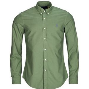 POLO RALPH LAUREN - Aansluitend Hemd Chino - Groen - Katoen