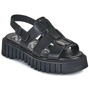 Kickers - Faliya - Plateausandalen - Zwart - 41 EU