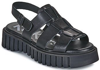 Kickers - Faliya - Plateausandalen - Zwart - 41 EU