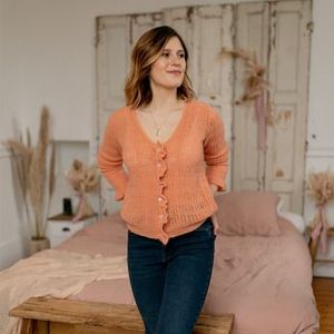 Céleste  BERGAMOTE  Vesten  dames Roze